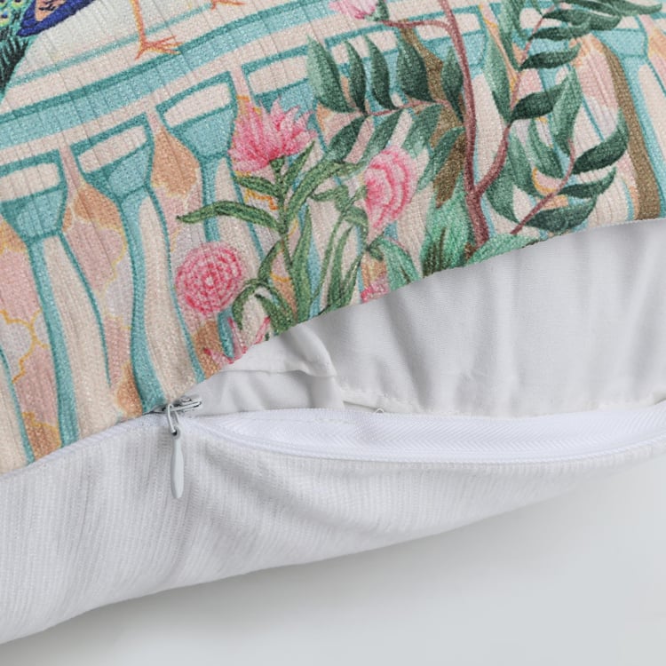 Velour Printed Cushion Cover - 40x40cm