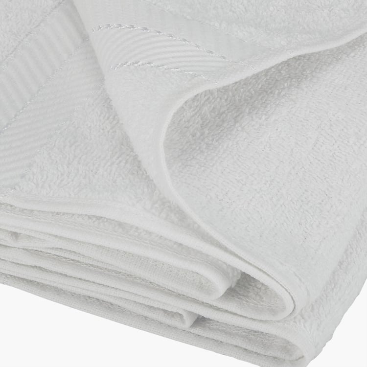 STELLAR HOME Crystal Cotton Bath Towel, White - 140x70cm