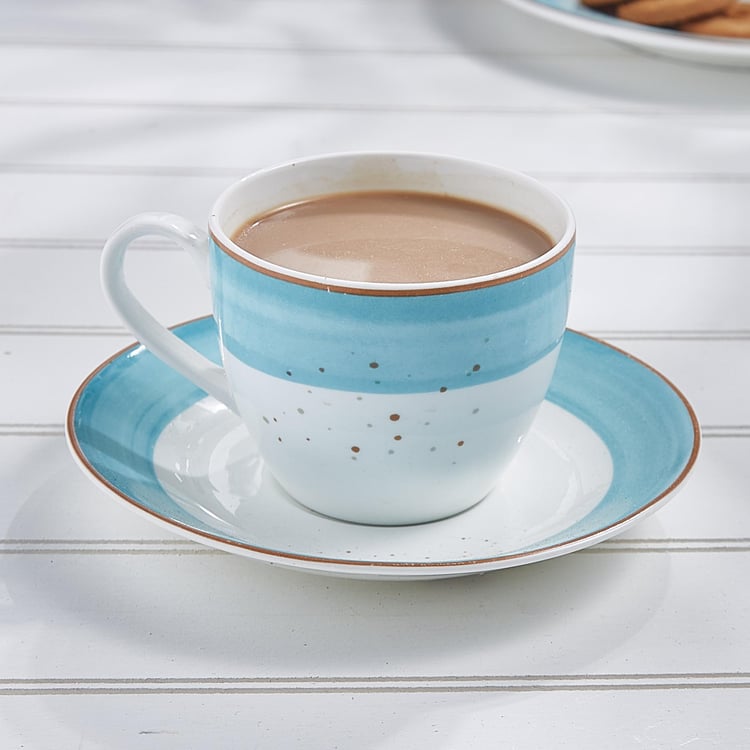 Colour Refresh Bone China Cup and Saucer - 210ml