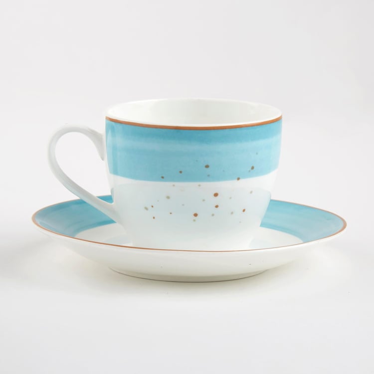 Colour Refresh Bone China Cup and Saucer - 210ml