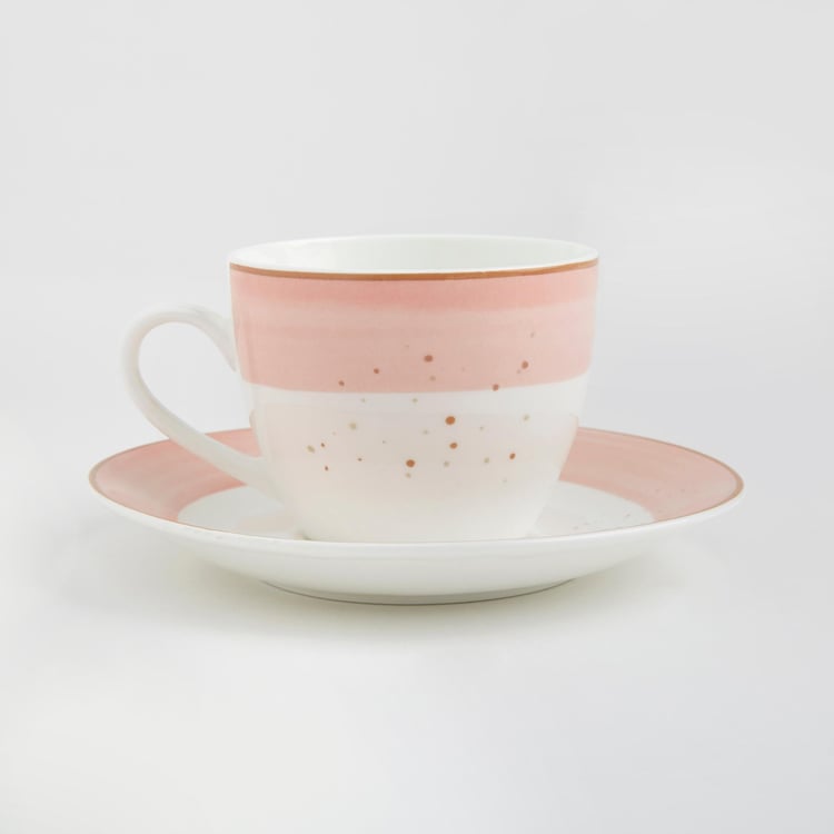 Colour Refresh Bone China Cup and Saucer - 210ml