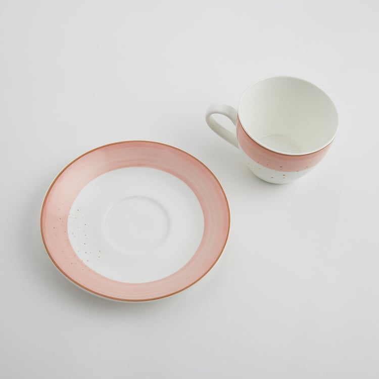 Colour Refresh Bone China Cup and Saucer - 210ml