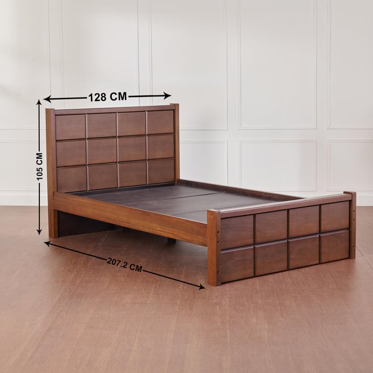 Denis Solid Wood Teen Bed - Brown