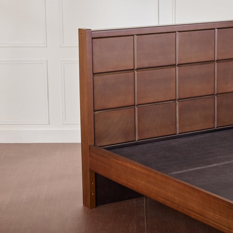 Denis Solid Wood Teen Bed - Brown