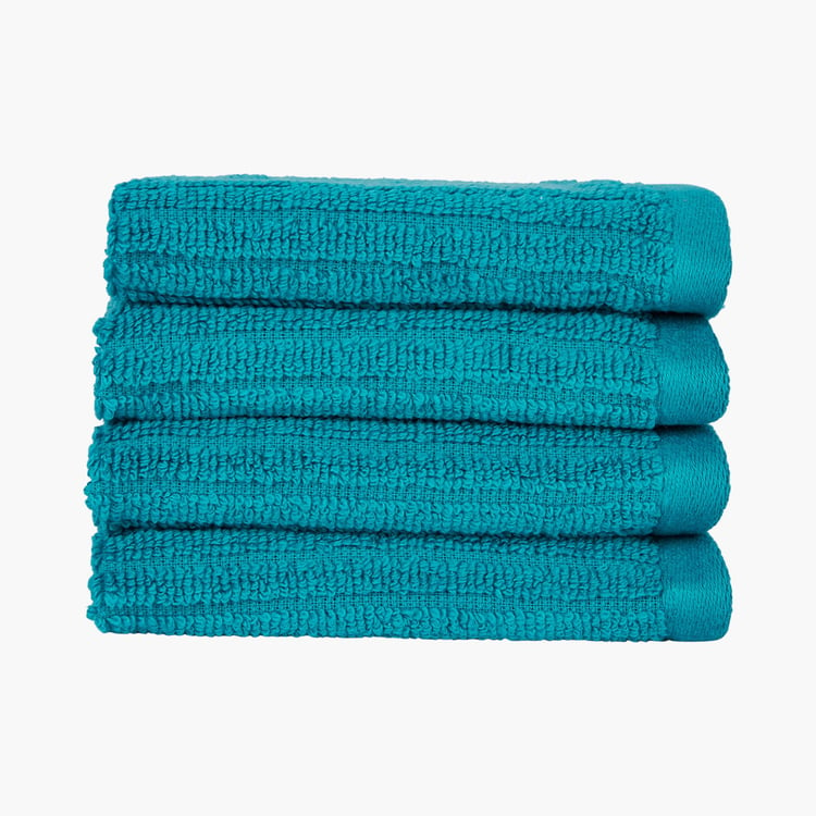 CANNON Brooklyn Set of 4 Cotton Face Towels - 30x30cm