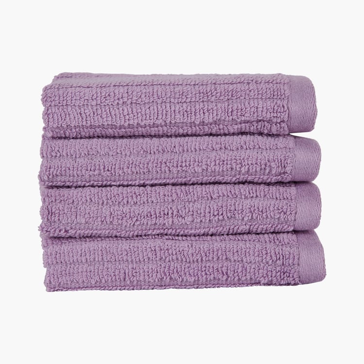 CANNON Brooklyn Set of 4 Cotton Face Towels - 30x30cm