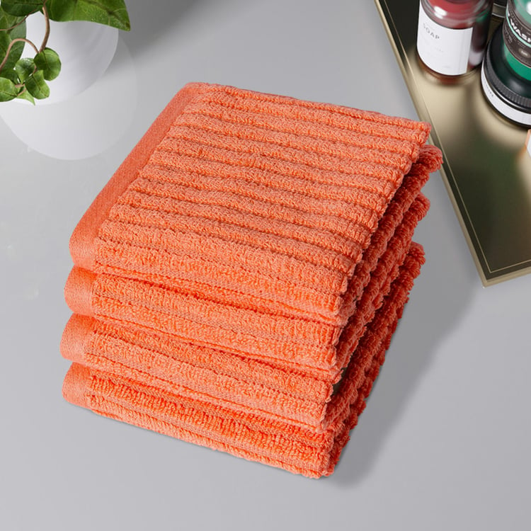 CANNON Brooklyn Set of 4 Cotton Face Towels - 30x30cm