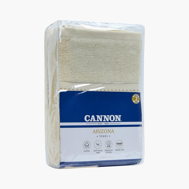 CANNON Arizona Set of 2 Cotton Hand Towels - 60x40cm