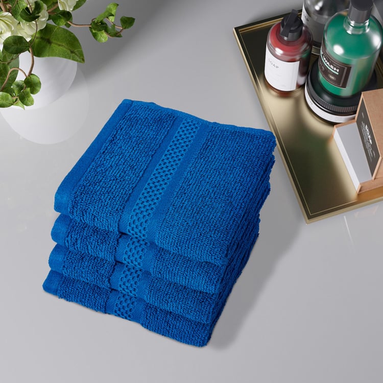 CANNON Arizona Set of 4 Cotton Face Towels - 30x30cm