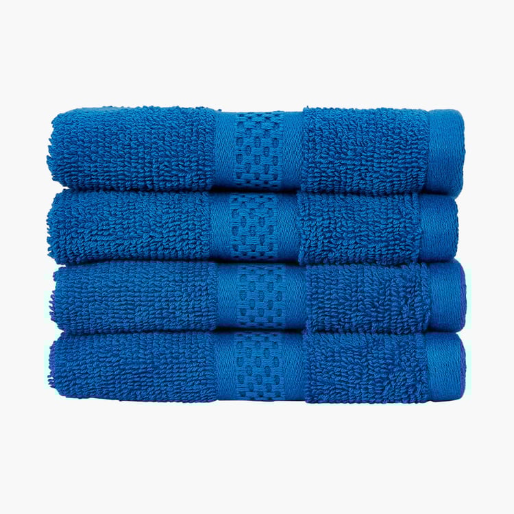 CANNON Arizona Set of 4 Cotton Face Towels - 30x30cm