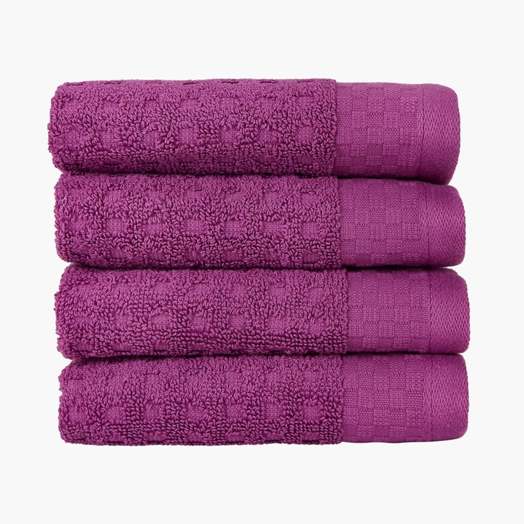CANNON West Avenue Set of 4 Cotton Face Towels - 30x30cm