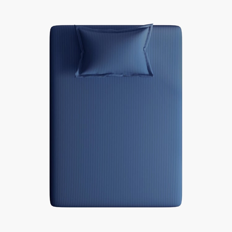 CANNON Oak Street Cotton 210TC Striped 2Pcs Single Bedsheet Set