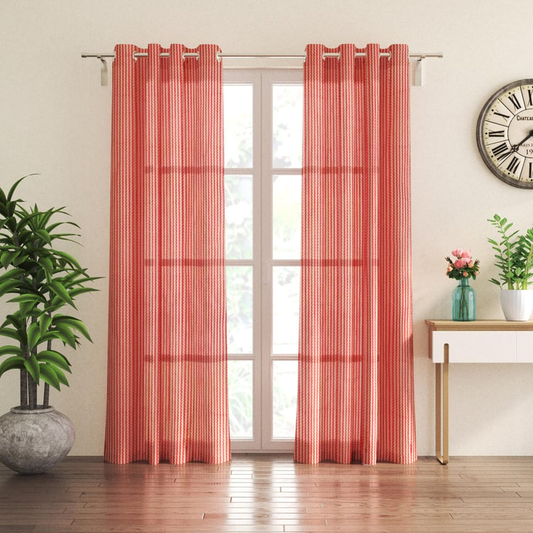 Corsica Set of 2 Sheer Door Curtains