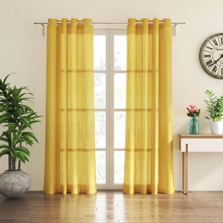 Corsica Set of 2 Sheer Door Curtains