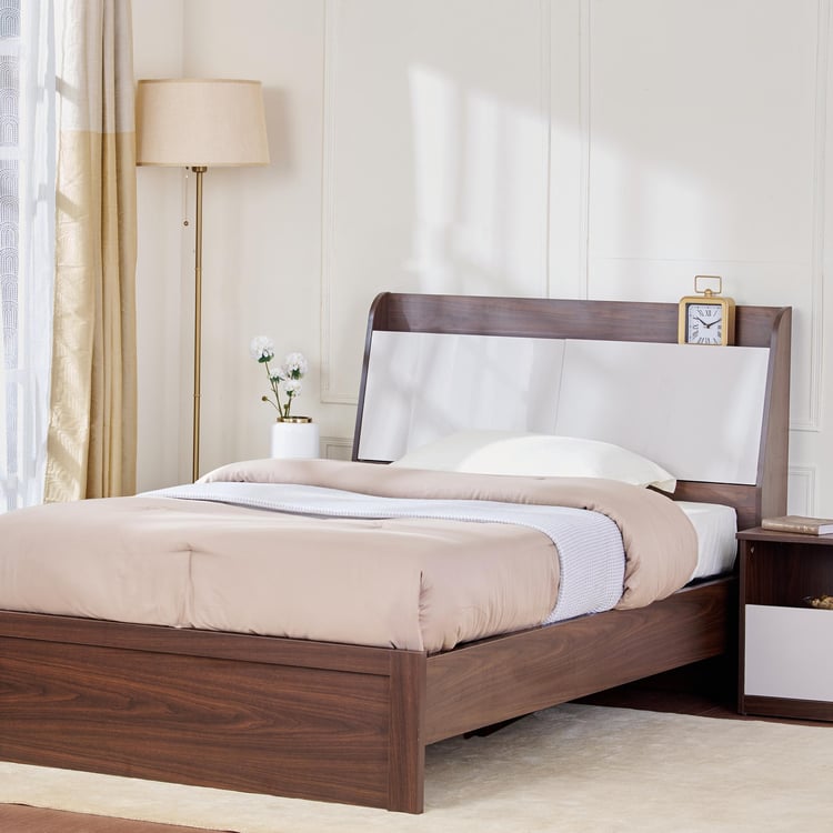 My Bed Tulip Teen Bed with Headboard Storage - Brown