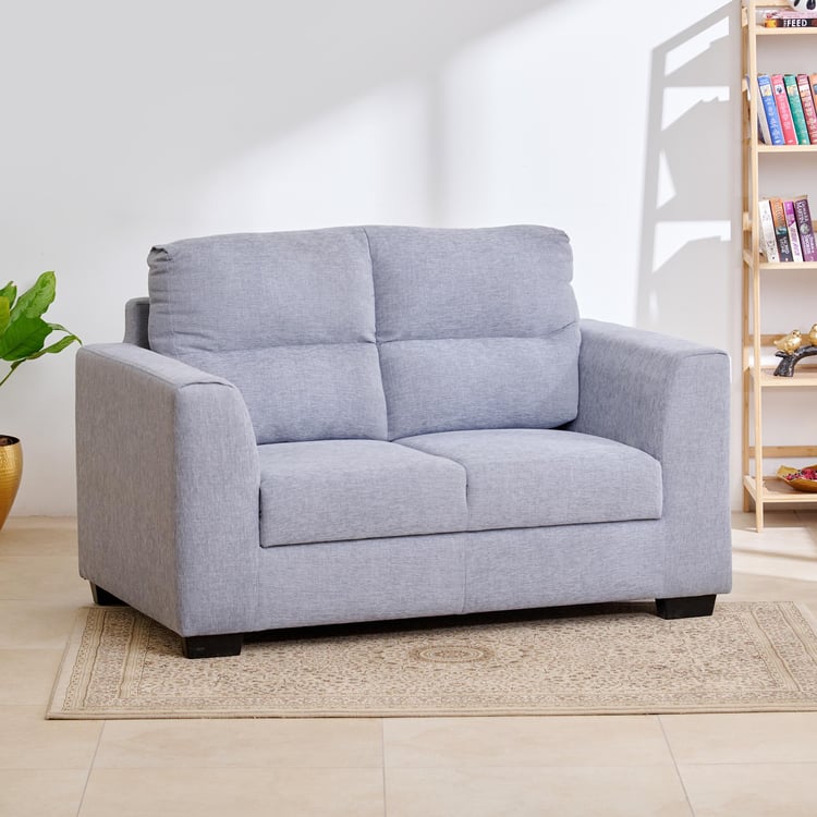 Ellora Fabric 2-Seater Sofa - Grey