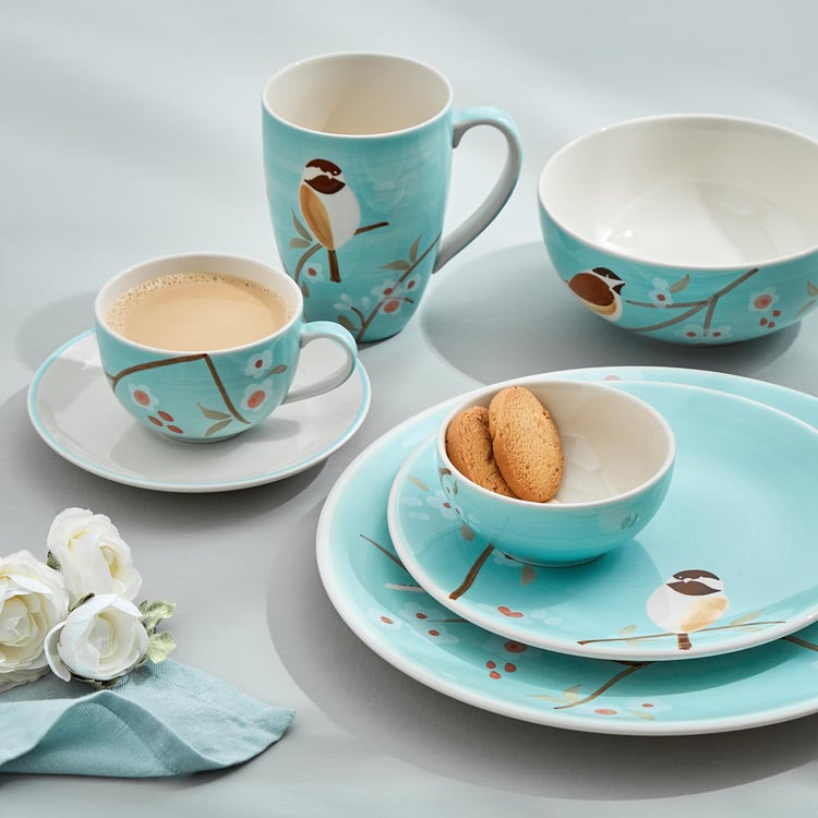 Bespoke Stoneware Printed Cup and Saucer - 230ml