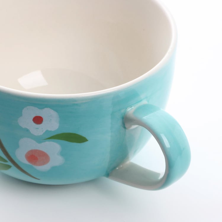 Bespoke Stoneware Printed Cup and Saucer - 230ml