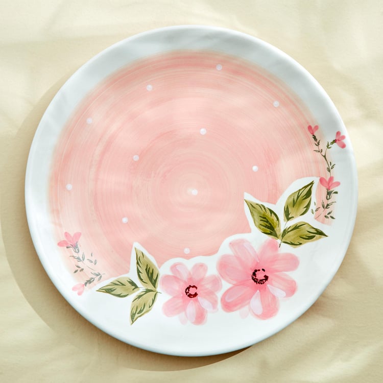 Bespoke Stoneware Printed Dinner Plate - 26cm