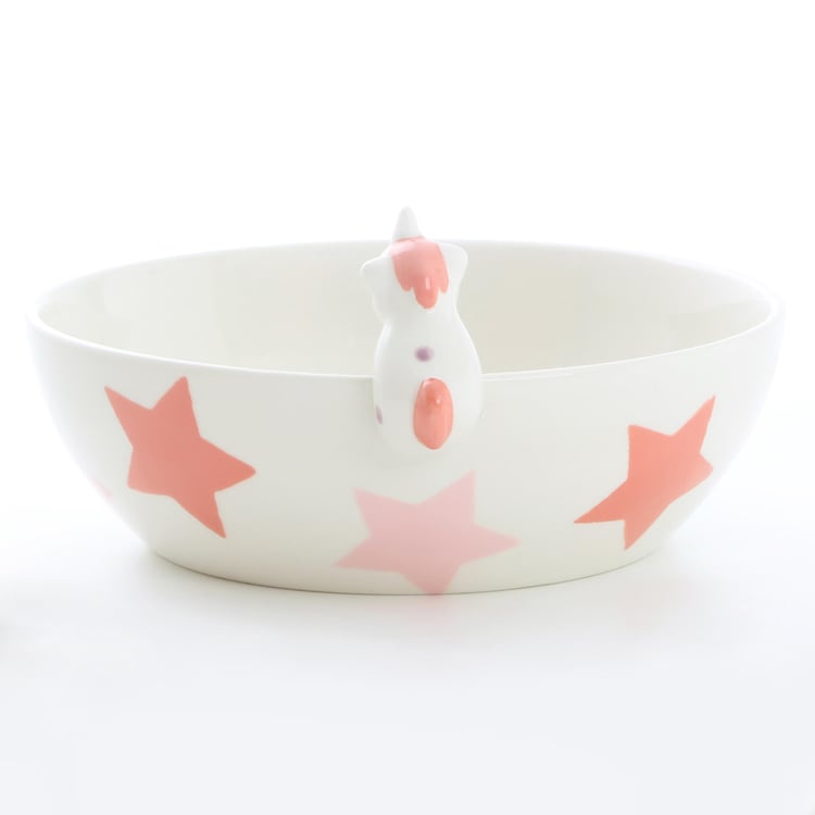 Corsica Bliss Kids Stoneware Printed Cereal Bowl - 500ml