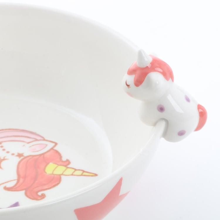 Corsica Bliss Kids Stoneware Printed Cereal Bowl - 500ml