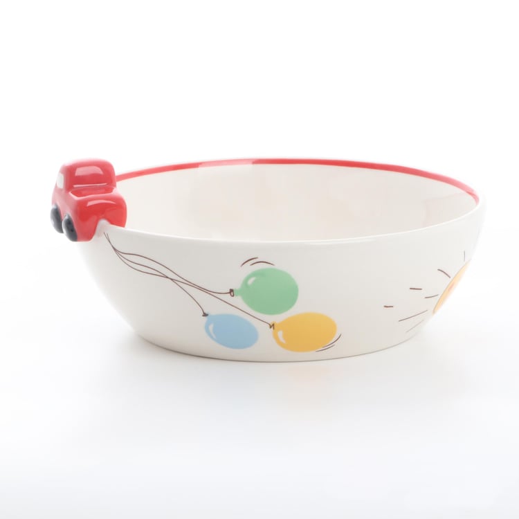 Corsica Bliss Kids Stoneware Printed Cereal Bowl - 500ml