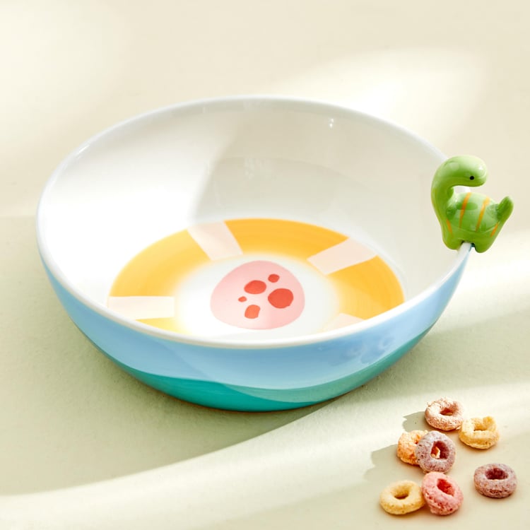 Bliss Kids Stoneware Printed Cereal Bowl - 500ml