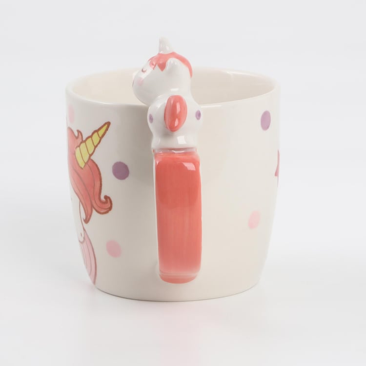 Corsica Bliss Kids Stoneware Printed Milk Mug - 320ml