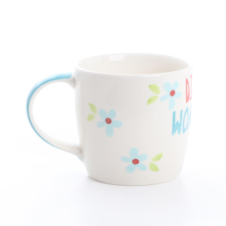 Bliss Kids Stoneware Printed Milk Mug - 320ml