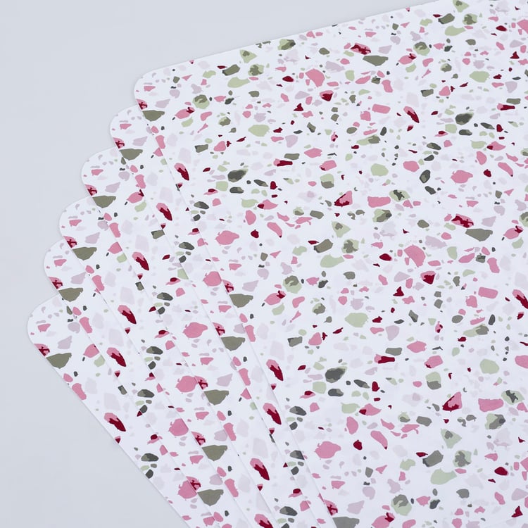 Mandarin Set of 6 Polypropylene Printed Placemats