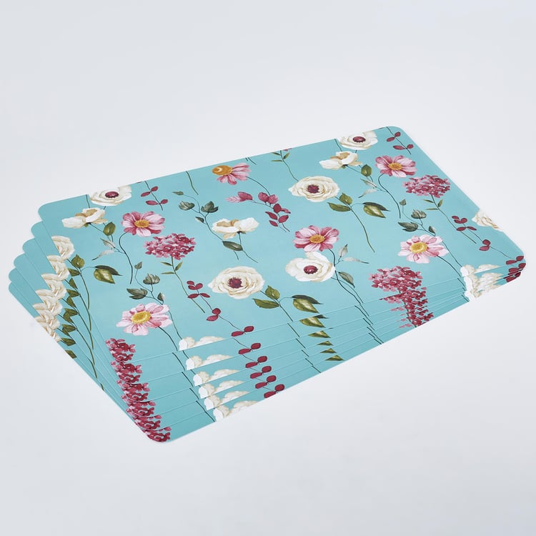 Mandarin Set of 6 Polypropylene Printed Placemats