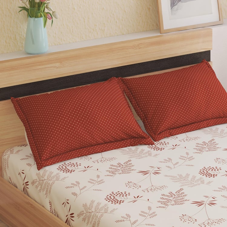 Corsica Juniper Microfibre Printed 3Pcs Queen Bedsheet Set