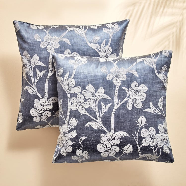 Fiesta Set of 2 Jacquard Cushion Covers - 40x40cm