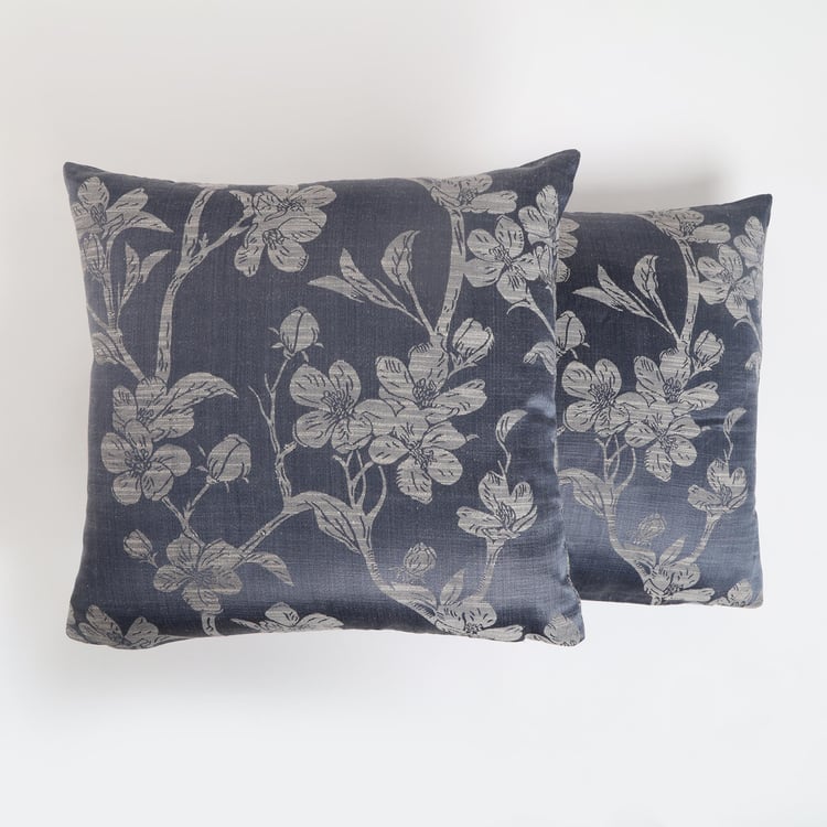 Fiesta Set of 2 Jacquard Cushion Covers - 40x40cm