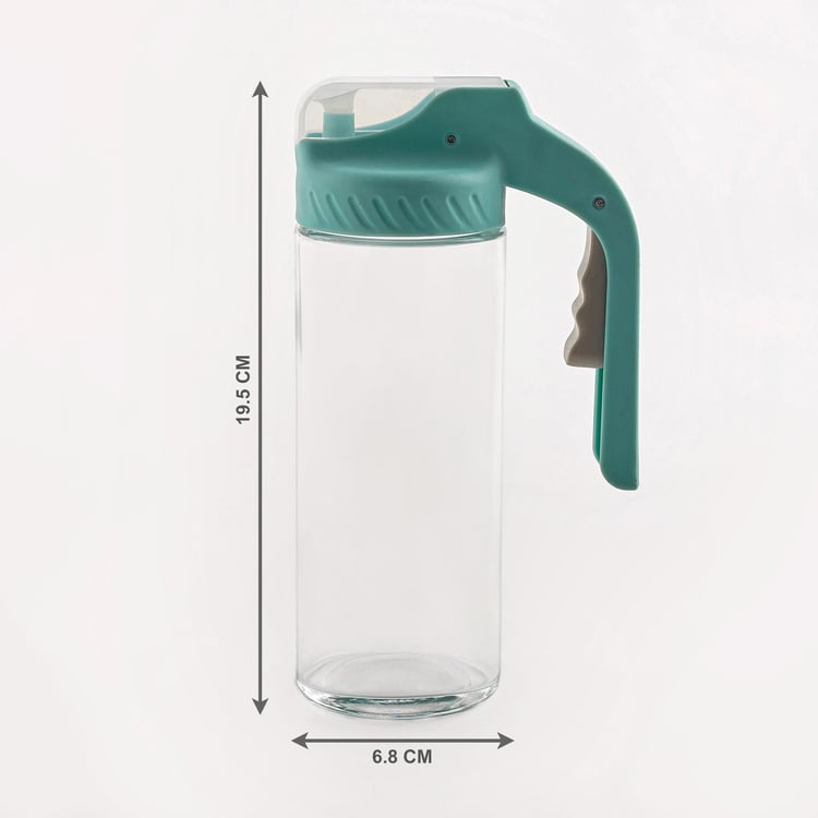 Pamolive Perch Glass Oil Bottle with Press Button - 400ml