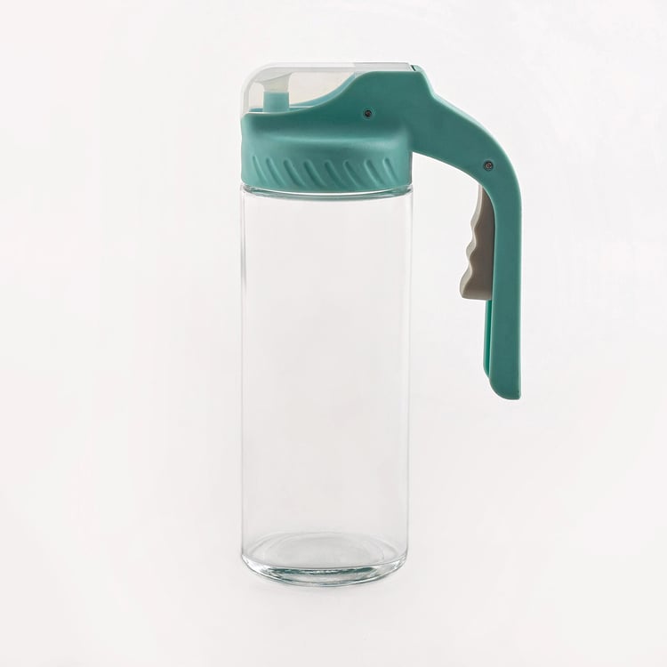 Pamolive Perch Glass Oil Bottle with Press Button - 400ml