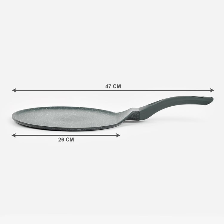 Marshmallow Adele Aluminium Non-Stick Crepe Pan with Handle - 47cm