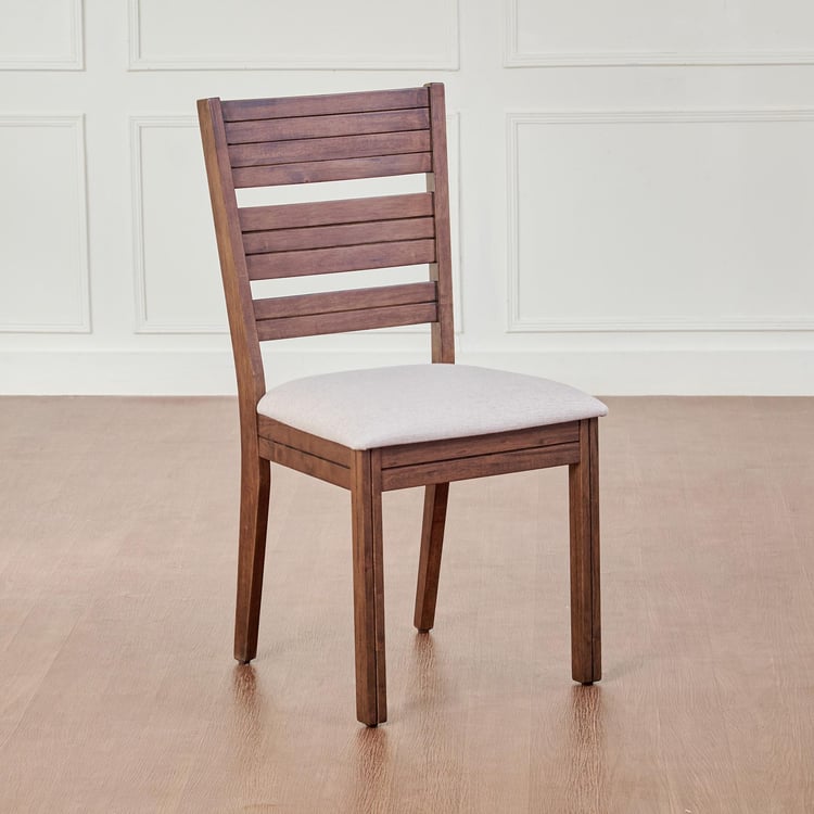 Montoya Set of 2 Solid Wood Dining Chairs - Brown