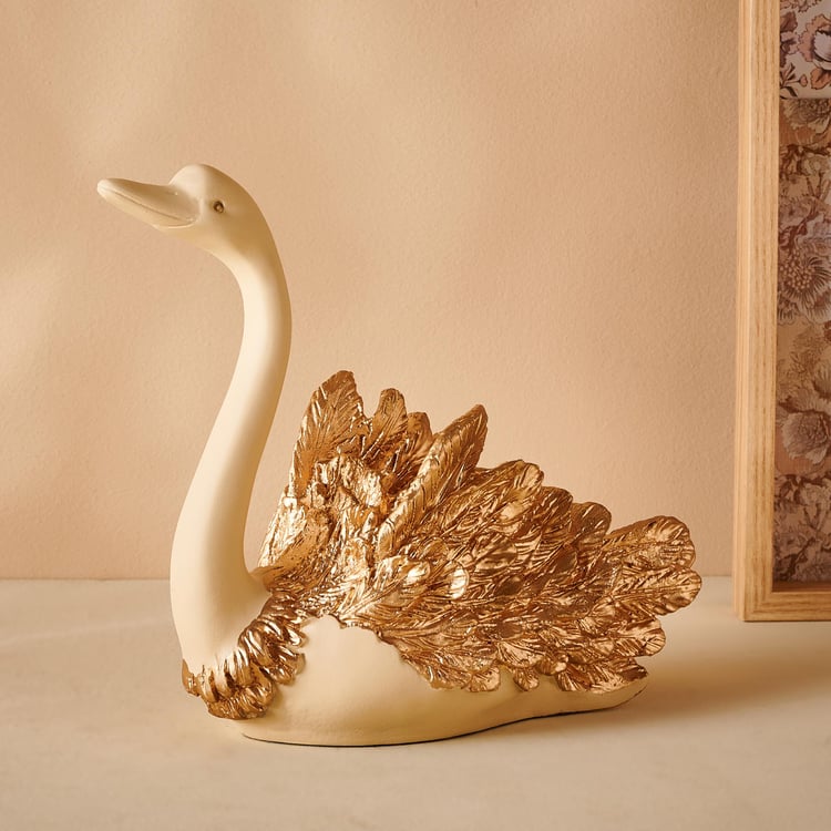 Corsica Svana Polyresin Swan Figurine