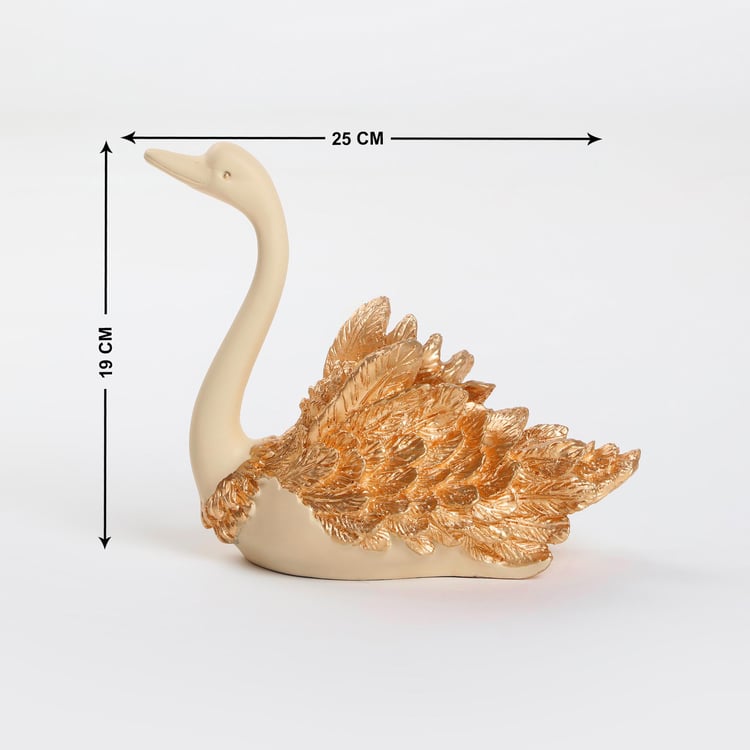 Corsica Svana Polyresin Swan Figurine