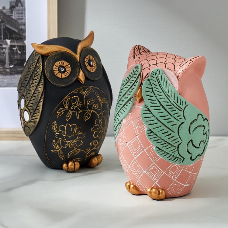 Hello Kitty Polyresin Owl Figurine