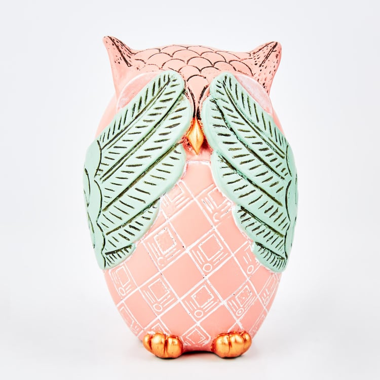 Hello Kitty Polyresin Owl Figurine