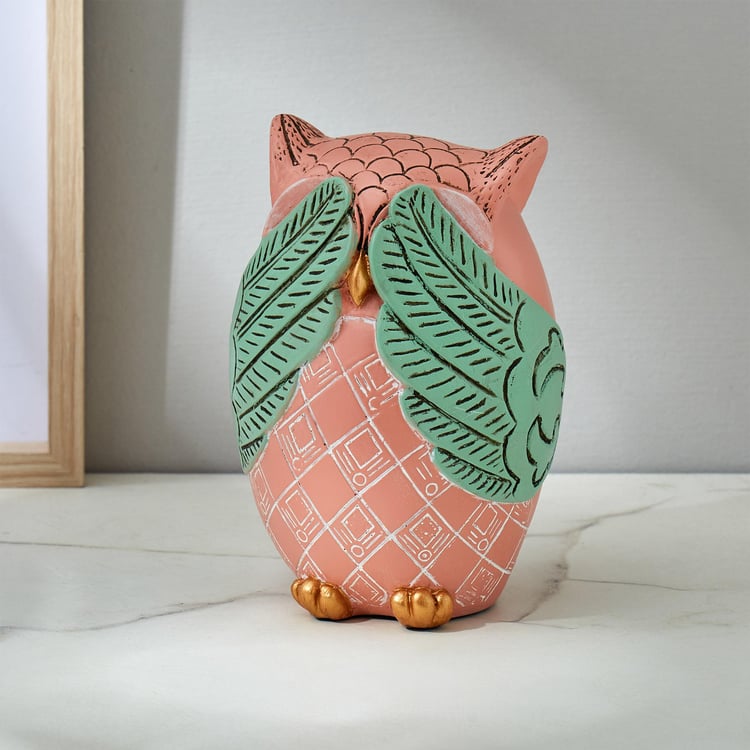 Hello Kitty Polyresin Owl Figurine