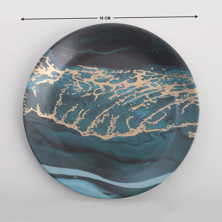 Breccia Melamine Printed Side Plate - 18cm