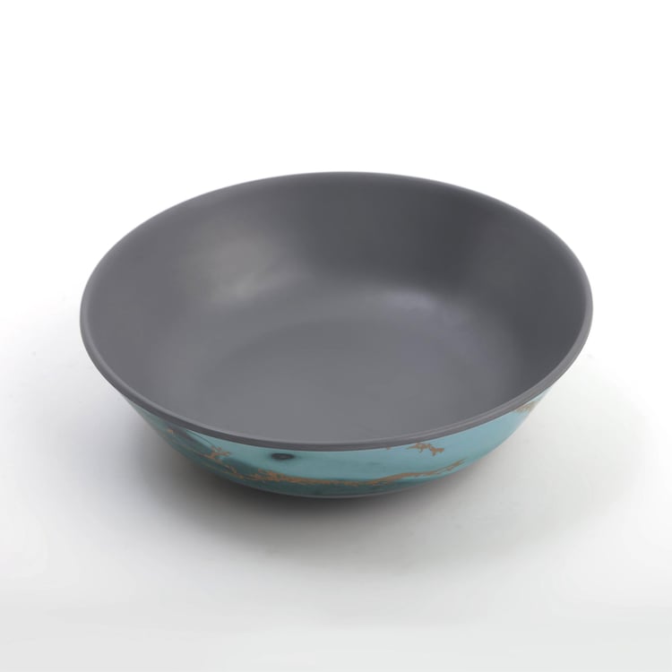 Breccia Melamine Printed Serving Bowl - 780ml