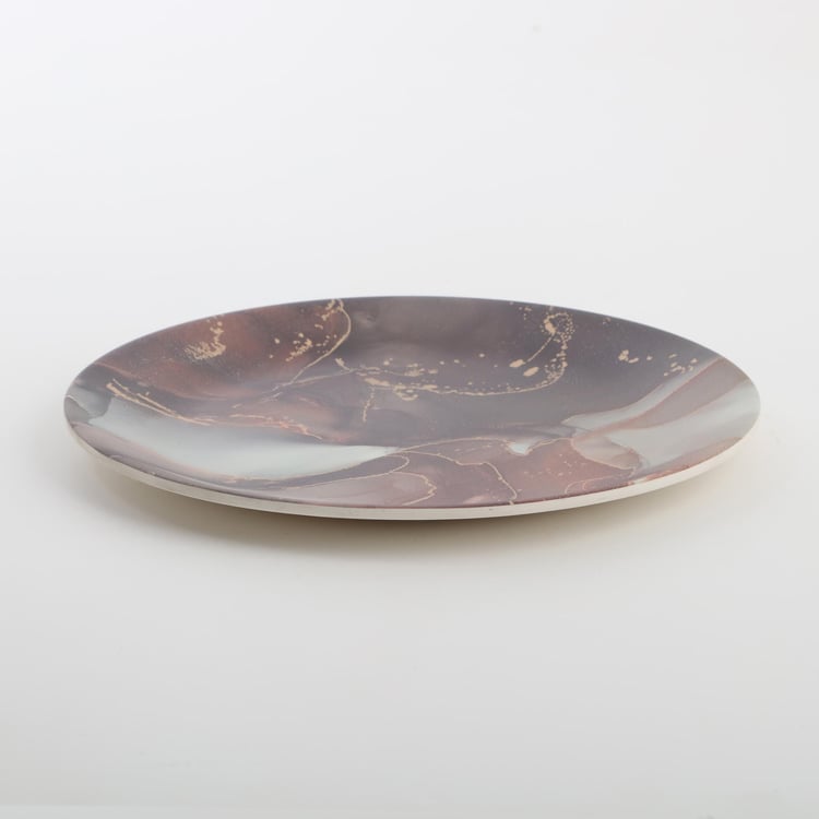Breccia Melamine Printed Dinner Plate - 27cm