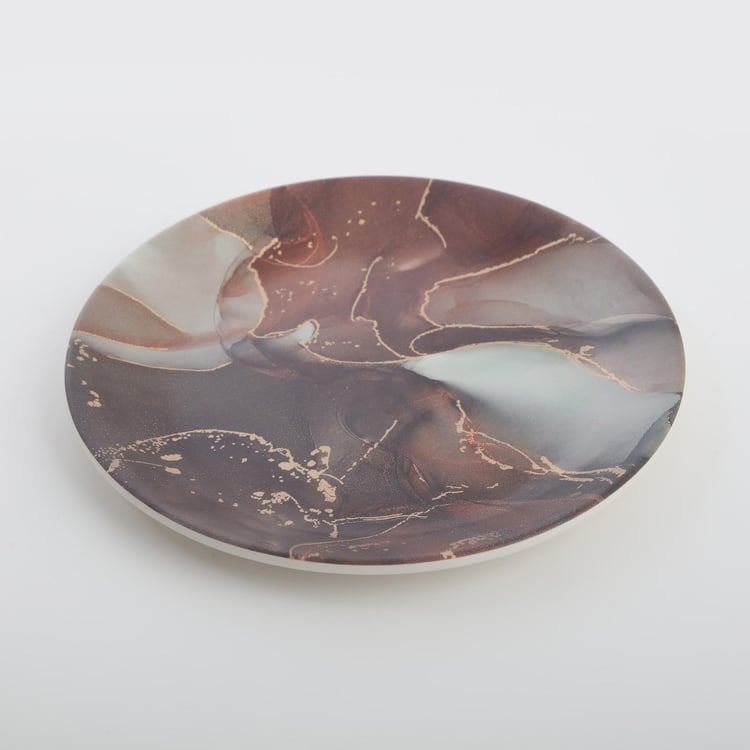 Breccia Melamine Printed Side Plate - 18cm