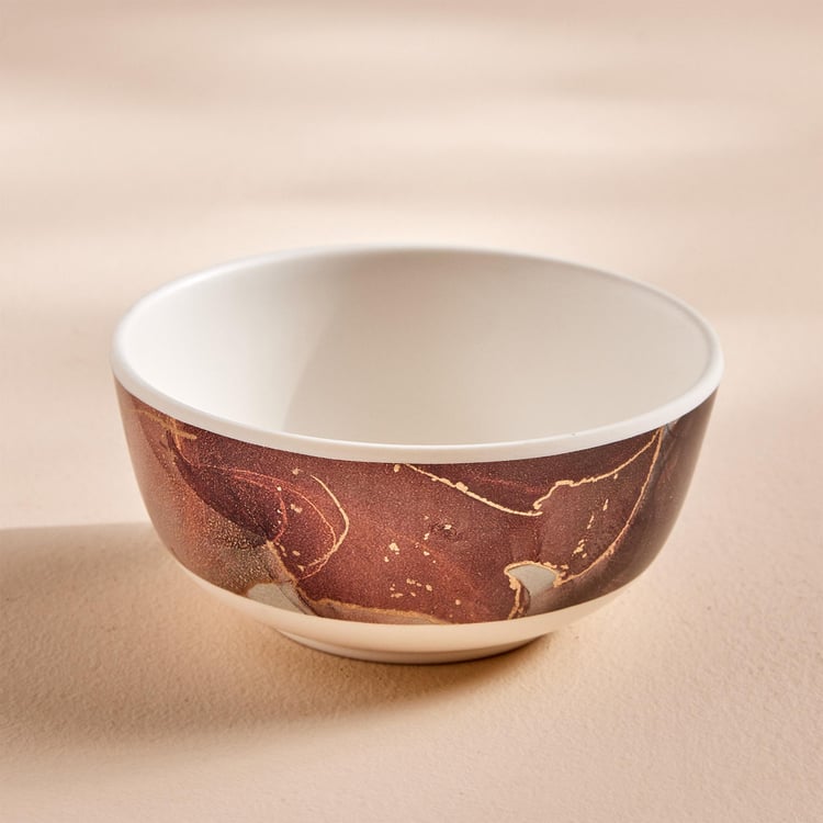 Breccia Melamine Printed Veg Bowl - 240ml