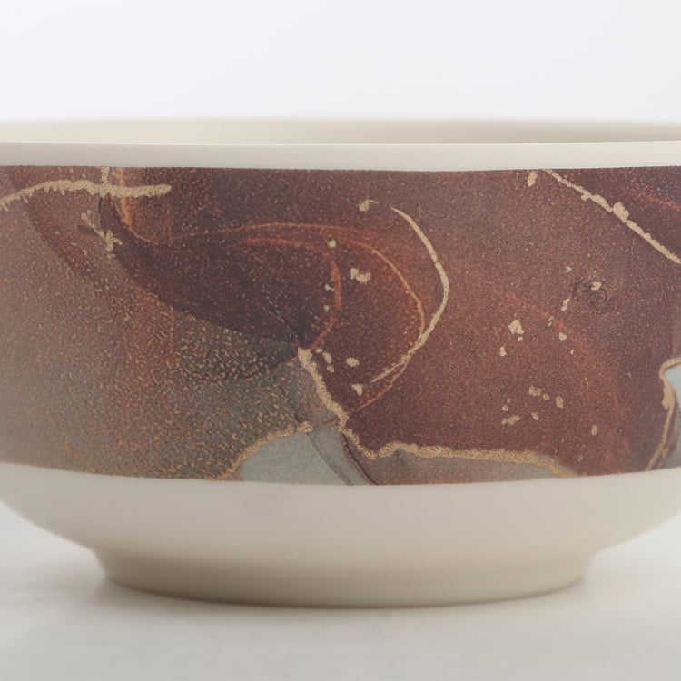 Breccia Melamine Printed Veg Bowl - 240ml