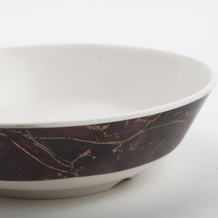 Breccia Melamine Printed Serving Bowl - 780ml